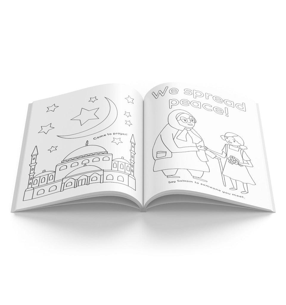 The Flying Carpet (Colouring Book) - Islamic Pixels