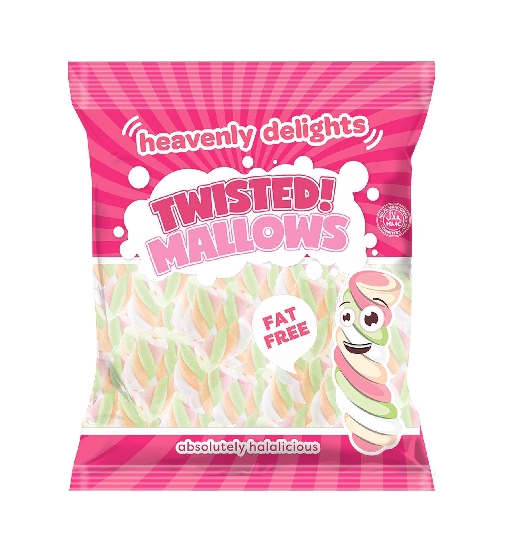Twisted Mallows Vanilla Flavoured Marshmallows (140g) - Islamic Pixels